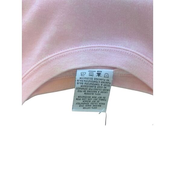 New with tags Cross Colours Pink Long Sleeve Crop Top Black Lives Matter new wit - Picture 5 of 11